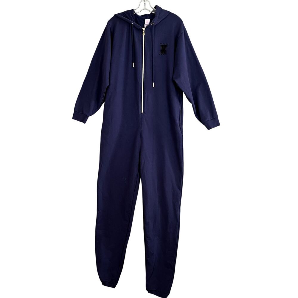 Savage‎ X Fenty Forever Savage Hooded Womens L Navy Blue NWT